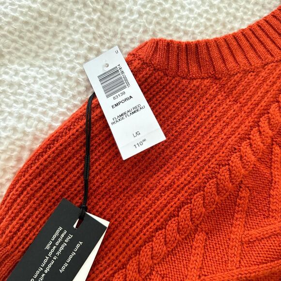 Aritzia Women's Orange and Red Jumper - Picture 2 of 3